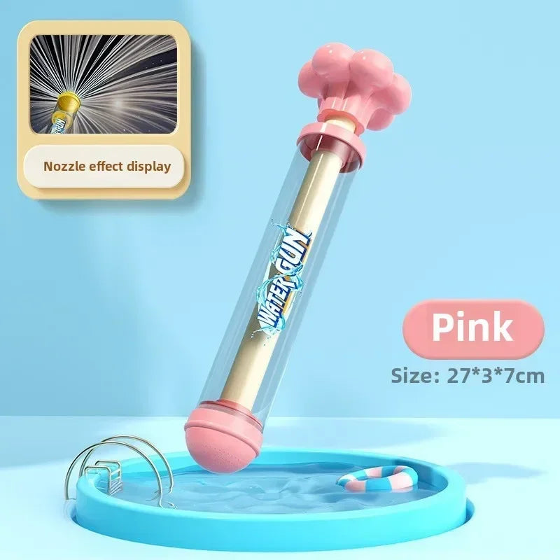 Fireworks Spray Water Pull-Back Water Gun Outdoor Splash Games for Pool Lawn Activities Kids Summer Interactive Water Spray Toys