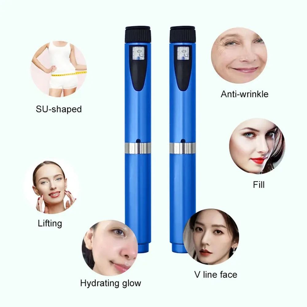 Precise Dosing Reusable Injection Pen Set 3ml Empty Cartridges Cassette Bottle 6mm Disposable Pen Tip For Blood Glucose Control