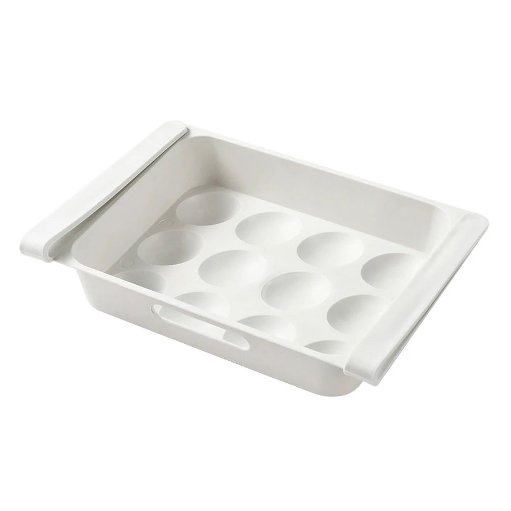 Fridge Freezer Shelf Holder Drawer Kitchen Fruit Egg Organizer Storage Rack Box