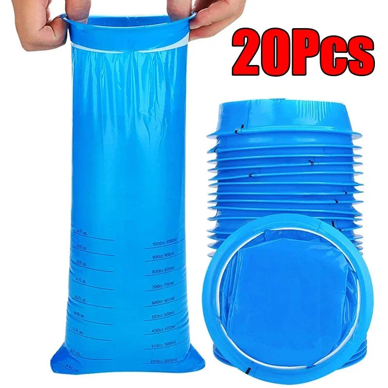 5-50Pcs 1000ML Portable Disposable Travel Car Airplane Motion Sickness Nausea Vomit Cleaning Bag Clean Eco-Friendly Plastic Bag