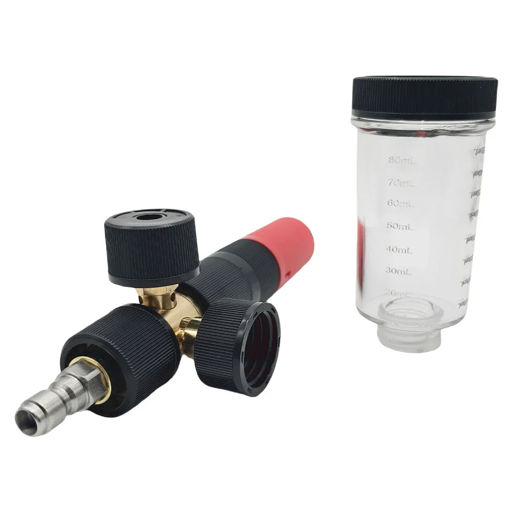 1PCS 100ml Original Liquid Foam Sprayer 4500PSI Pressure Washer 1/4" Quick Connector Foam Cannon Cleaning Tool For Car Washing