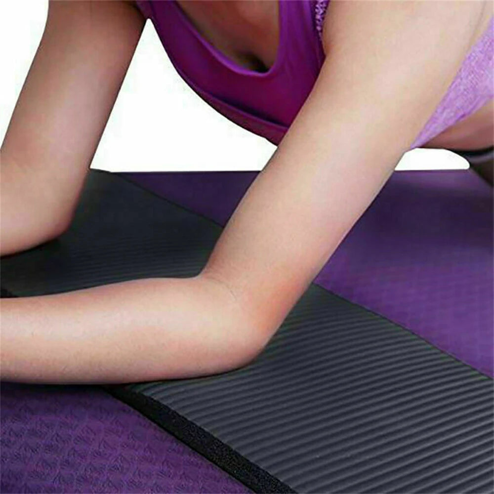 Yoga Mat 15mm Thick Exercise Mat Gym Workout Fitness Pilates Home Non Slip NBR