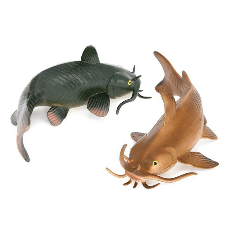 Children's Simulation Aquatic Animal Catfish Model  Solid Static Ornaments Action Figure Model  Kid Gifts