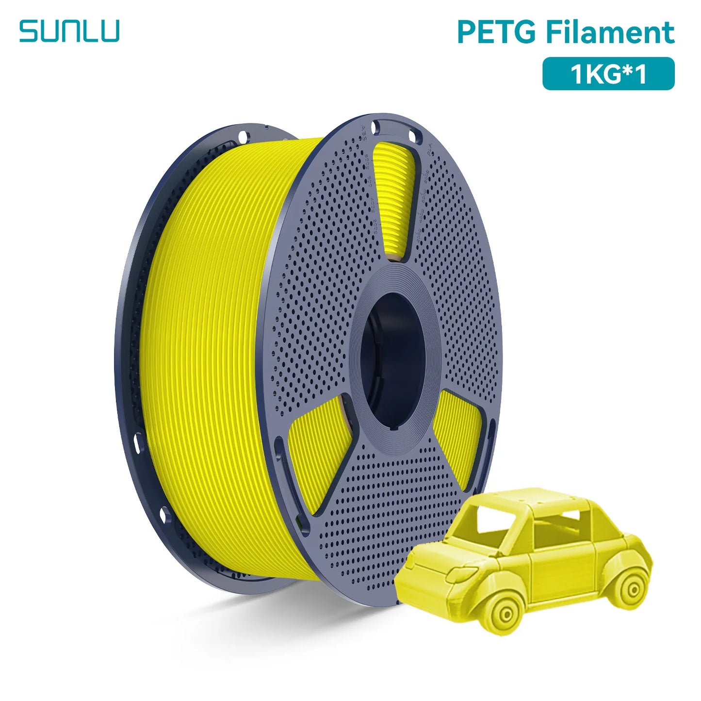 SUNLU PETG 3D Printer Filament 1.75mm High transparency White Color Tolerance+/-0.02mm for DIY gift printing fast shipping