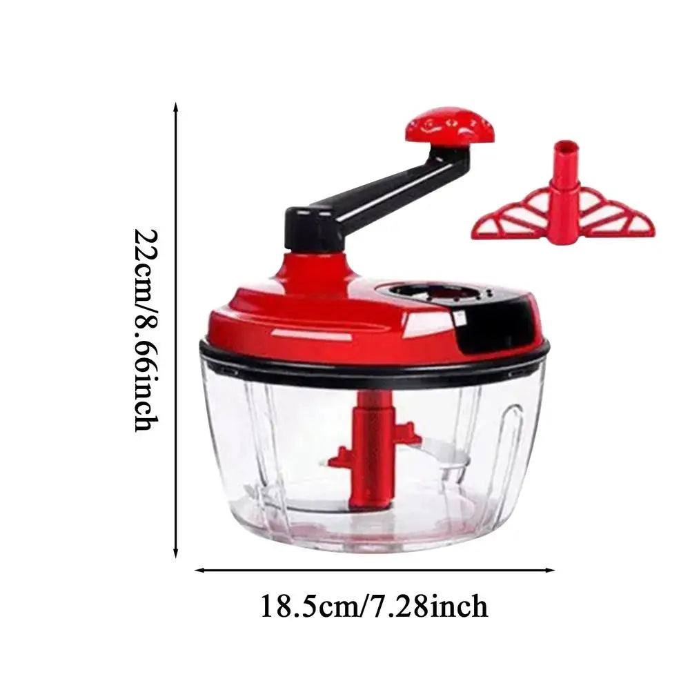 Vegetable Cutter Chopper Shredders Manual Meat Vegetable Chopper Grinder Fruits Salad Maker Mincer manual hand mixer