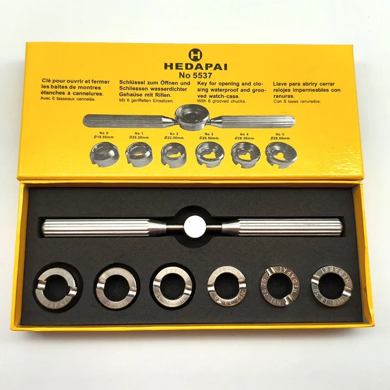 Pro Back Case Opener Cover Remover for Rolex for Tudor Watch Repair Tool Kit 5537 Watch Back Cover Remover Screw Wrench 2026