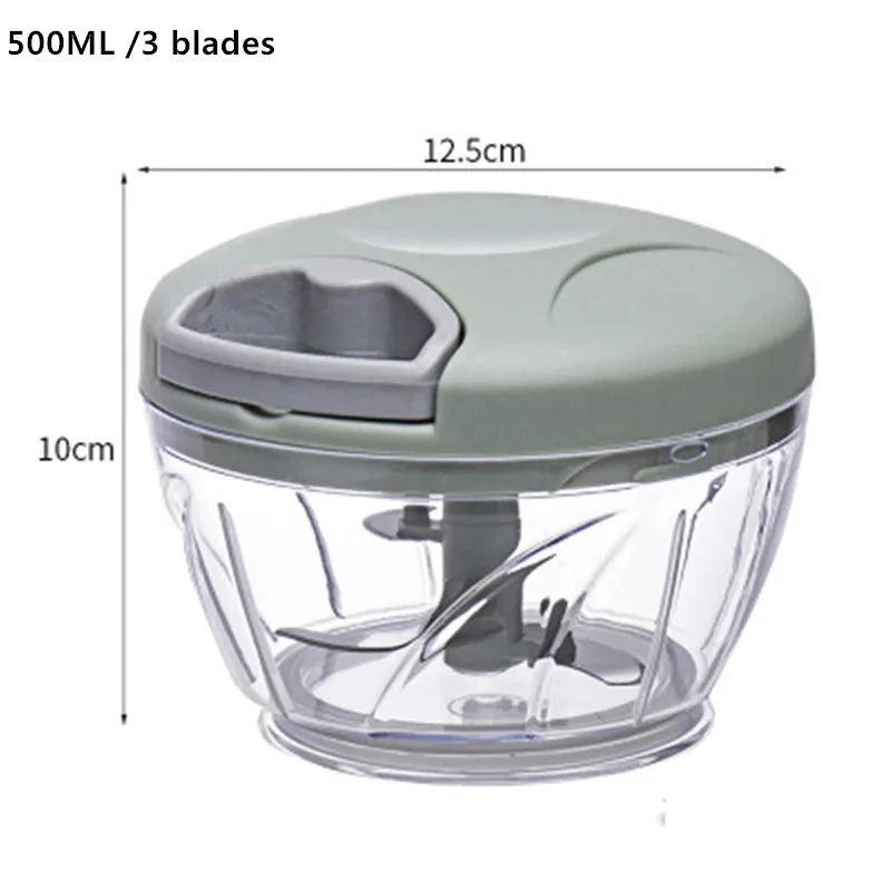 1pc, Vegetable Cutter, Multifunctional Garlic Masher, Manual Food Chopper, Vegetable Chopper, Creative Garlic Crusher, Meat Mash