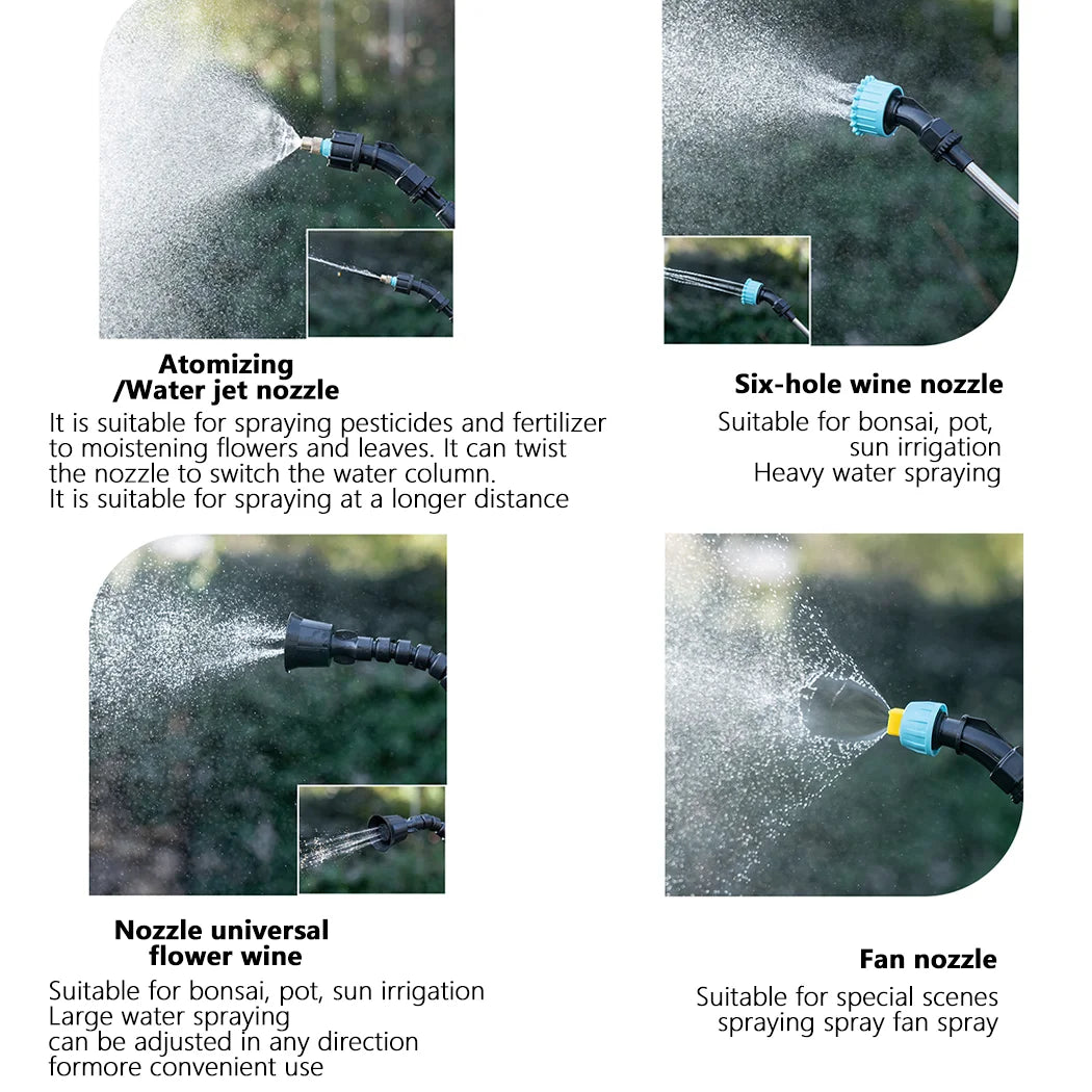 PORIYA 5L Electric Rechargeable Battery Weed Sprayer Portable Farm Garden Pump Spray AU