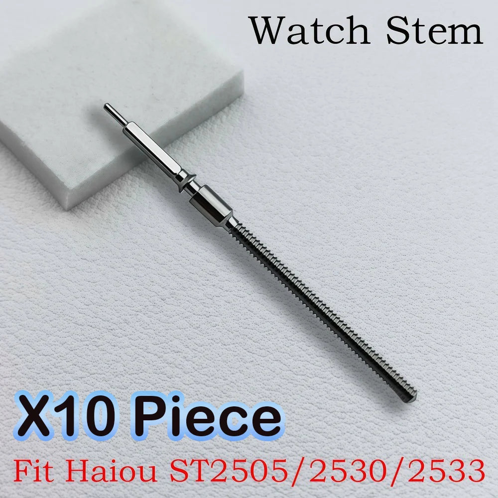 High Quality Watch Stem 1Pcs/5Pcs/10Pcs Movement Watch Steel Stem Crown Kit  For M8215 M8285 NH34 NH35 NH36 VK63 Movement