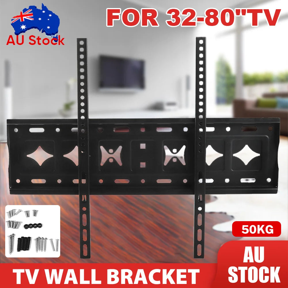 TV Wall Bracket Mount For 32 36 40 42 50 55 60 65 75 Up to 80" Inch LCD LED AU
