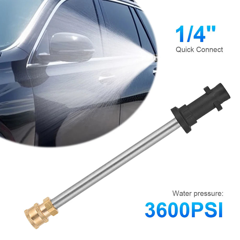 17/41CM Extension Wand for High Pressure Wash Gun 1/4 Quick Connector Car Pressure Washer Gun Spray Extension Lance for Karcher