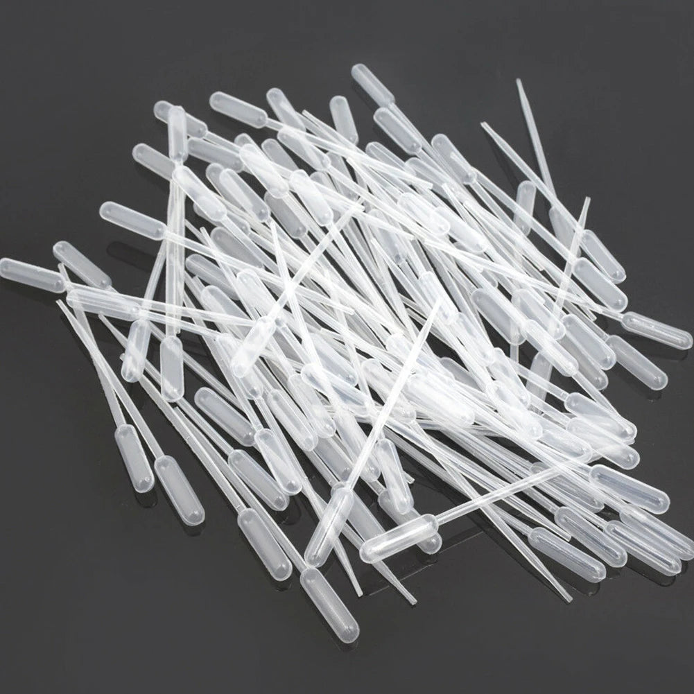 50pcs Essential Oils Pipettes Plastic Disposable Transfer Pasteur Pipettes Makeup Tools Eye Dropper Experiment Supplies for Lab