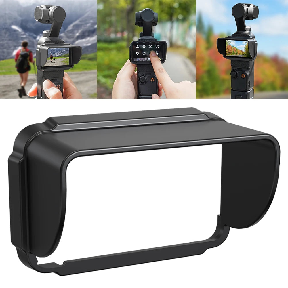 Sun Shade Quickly Release Sunshade Hood Light Shielding Sun Shade Cover Camera Accessories Screen Sunhood for DJI Osmo Pocket 3