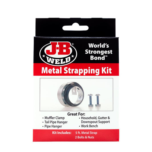 JB Weld Exhaust Clamp Metal Strapping Kit 5ft Strap Nuts JB37990