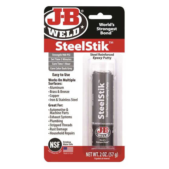 JB Weld SteelStik Epoxy Putty Stick 57g Metal Repair JB8267