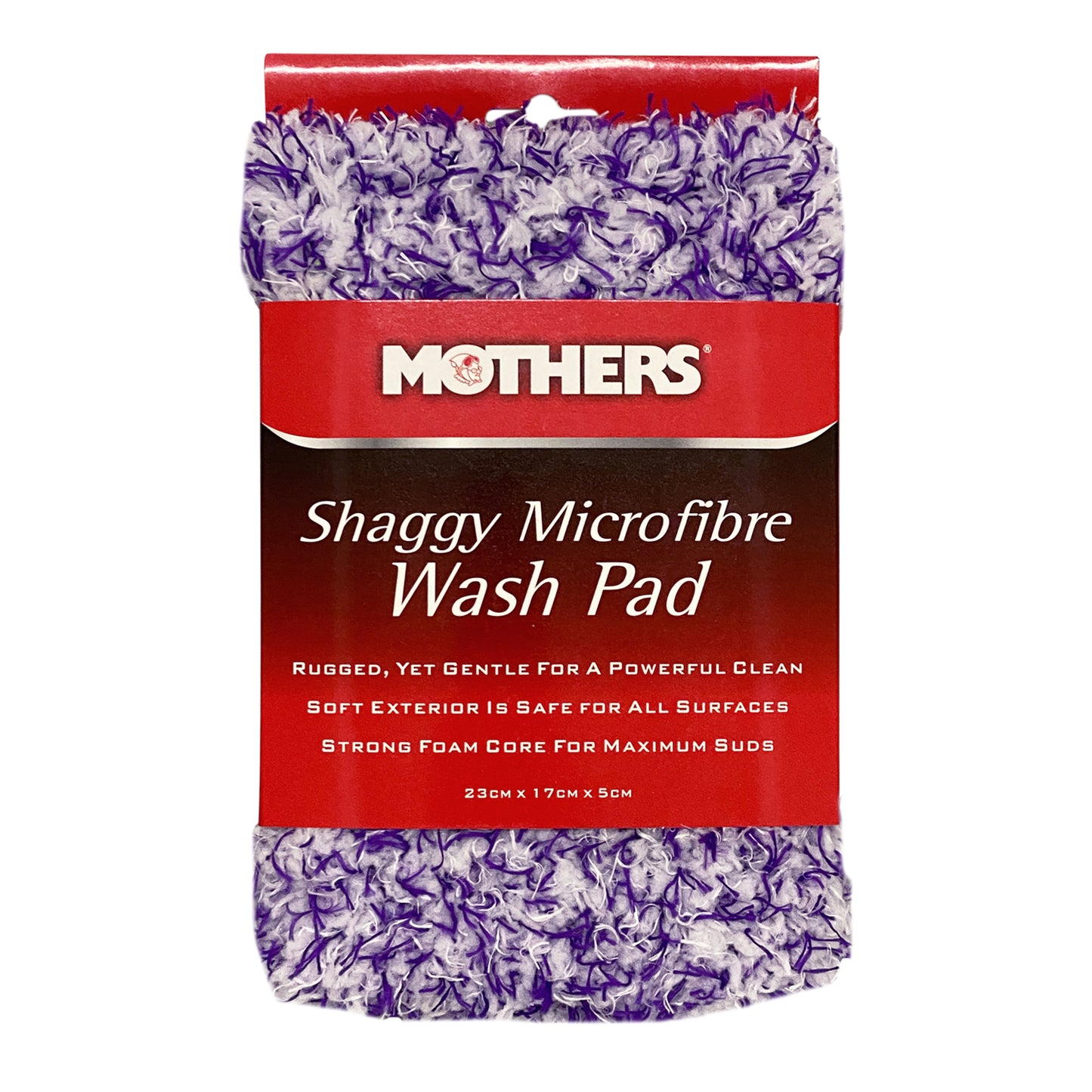 Mothers Shaggy Microfibre Wash Pad Super Plush Car Cleaning