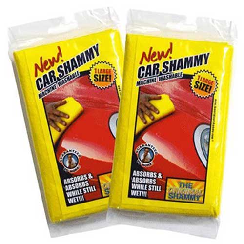 Original Shammy Towels 2-Pack (13.5"×16.75") – Super-Absorbent Car Drying