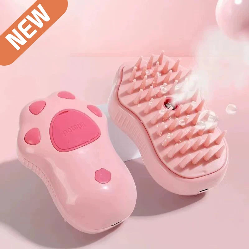 Cat Dog Steamy Brush Steam Brush Electric Sprayer for Massage Pet Grooming tool Shedding 3 in 1 Electric Sprays Massage Combs
