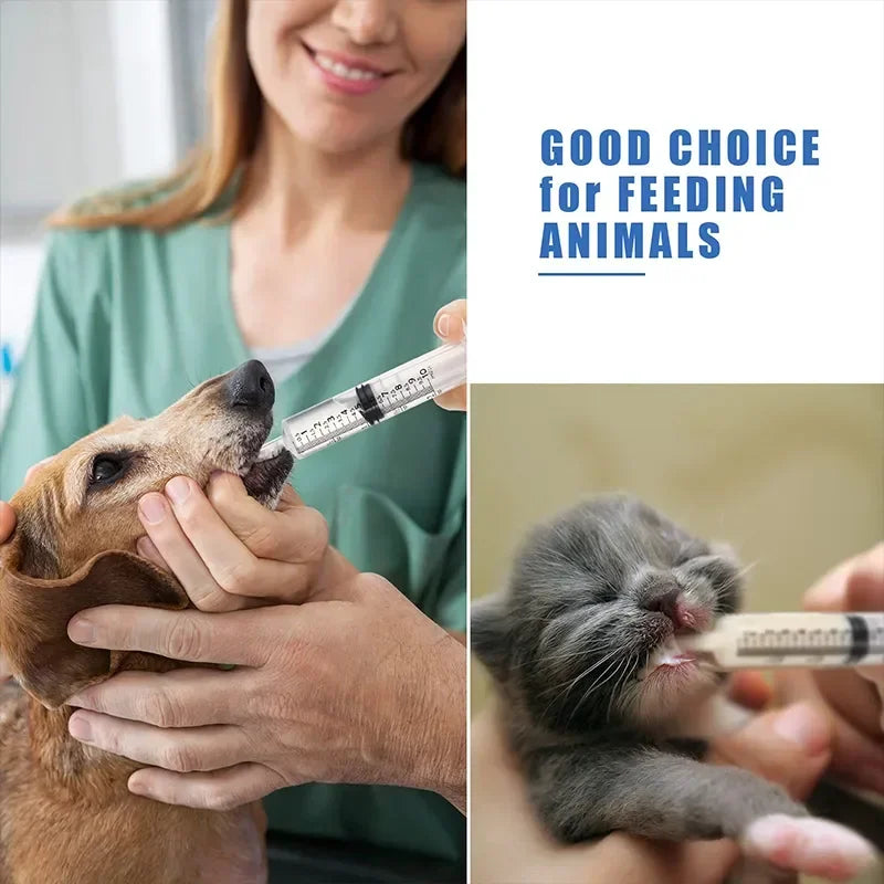 1ml-10ml Disposable Syringes Syringes Without Needle Syringe Glue Pet Feeding Needle Kitchen Tools Plastic Bulk Needle-Free