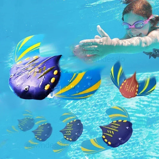 Hydrodynamic Manta Rays Press Forward Children's Baby Beach Pool Water Splashing Play with Water Model Fish Toys Hot