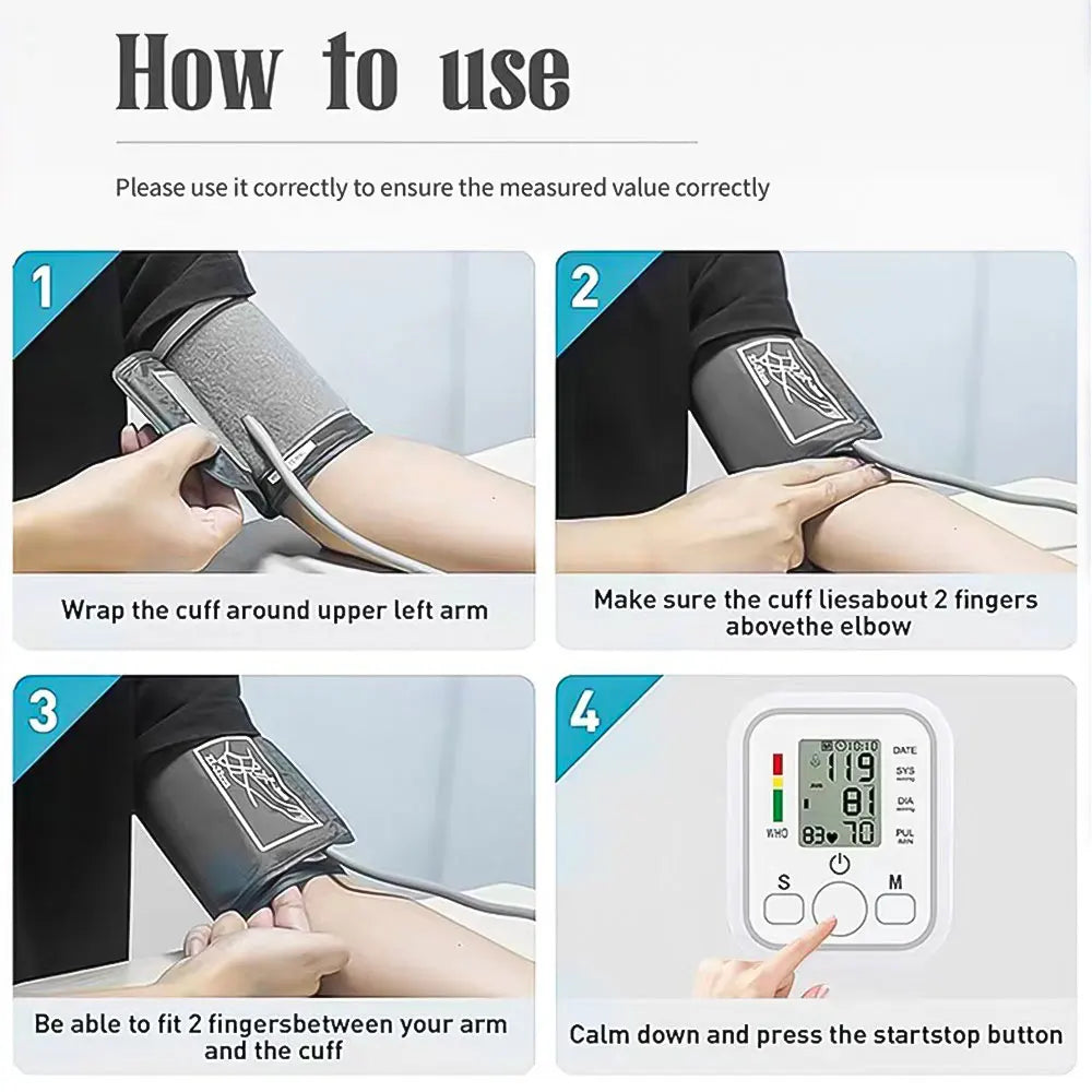 Adult Arm Blood Pressure Cuff Belt 22-32cm Tonometer Sphygmomanometer Upper Cuff For Arm Blood Pressure Monitor Meter