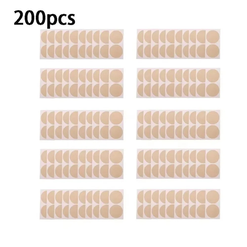 200Pcs/Set Men Nipple Cover Disposable Invisible Shirts Tights Suit Anti-Bulge Nipple Sticker Soft Breathable Waterproof for Men