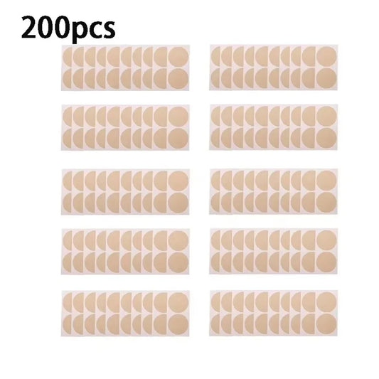 200Pcs/Set Men Nipple Cover Disposable Invisible Shirts Tights Suit Anti-Bulge Nipple Sticker Soft Breathable Waterproof for Men