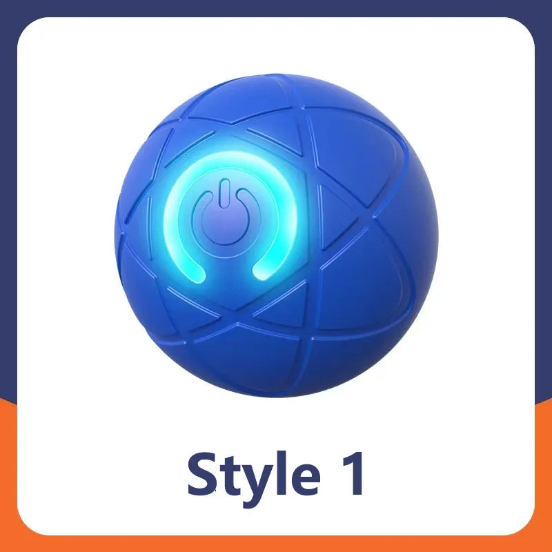 1PCS  Dog Toys Intelligent Gravity Jump Ball Rechargeable Bite-Resistant Rolling Ball Cat And Dog Chase Interactive Pet Toys