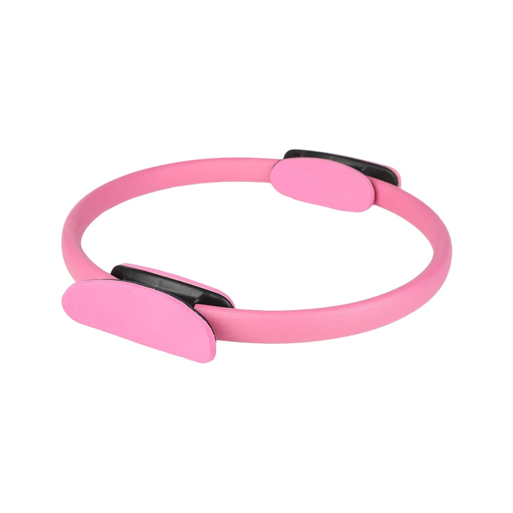 Pilates Ring Fitness Circle with Non Slip Handles Flexible Resistance Exercise Equipment Portable for Thighs Abs and Legs
