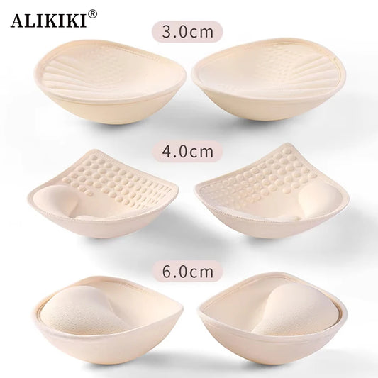 Push Up Bra Inserts Thick Breast Lift Enhancers Pads Reusable Cup Pad For Bikini Swimsuit Dress Jelly Bra Inserts