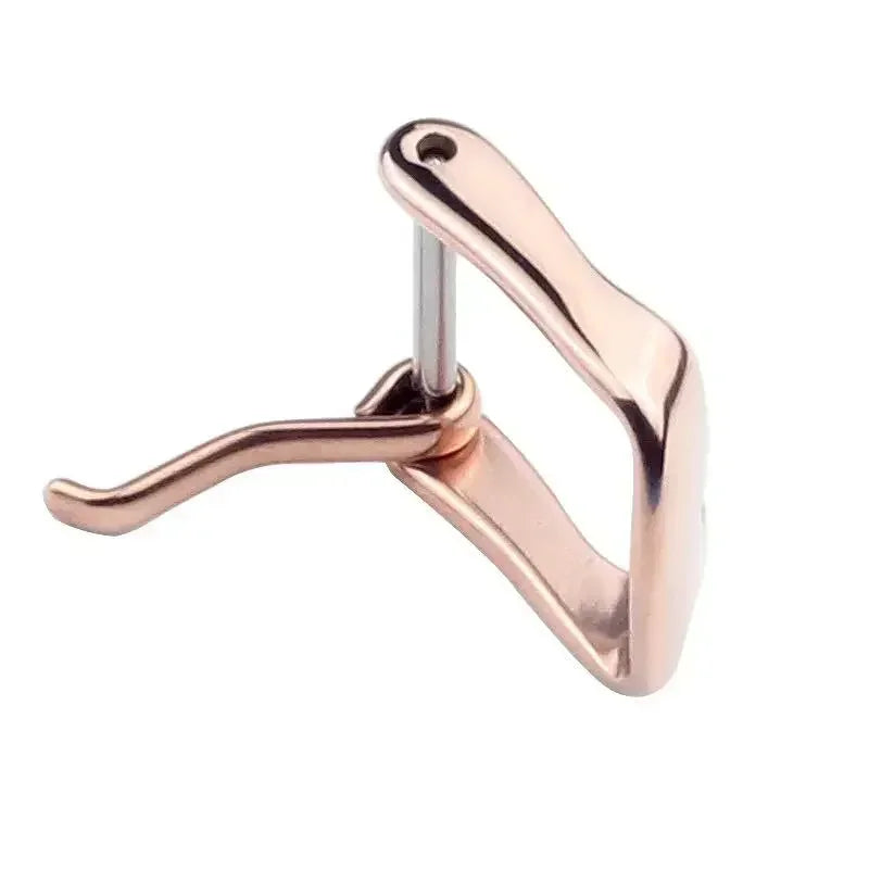 Stainless Steel Watch Buckle for Leather Strap Pin Buckle Strap Buckle Black Silver Rose Gold Strap Accessories Duck Tongue Clip