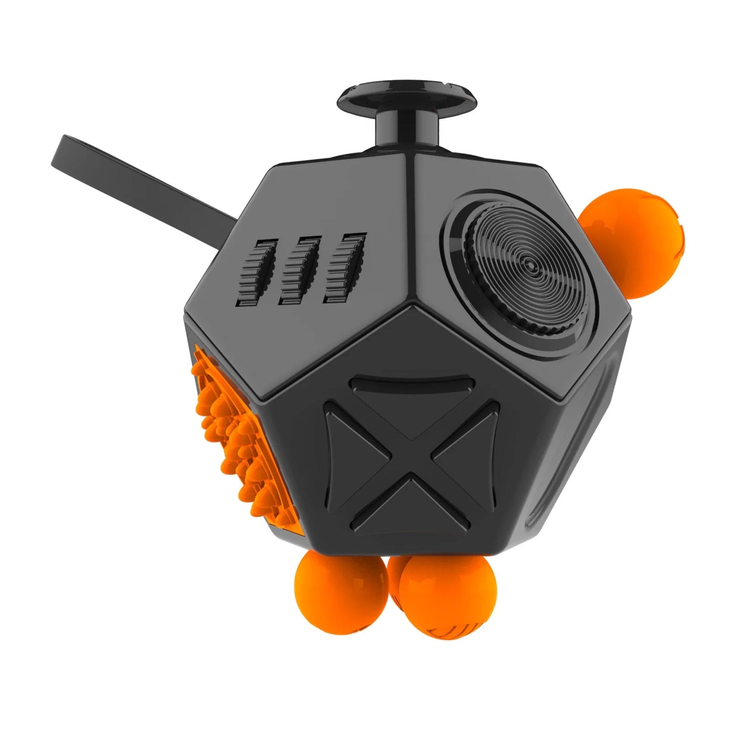 Fidget Cube EDC Anti Stress Relief Toys Anxiety Antistress Sensory Fidgeting Dice Toy For Kids Adults Autism ADHD Focus 12 Sides