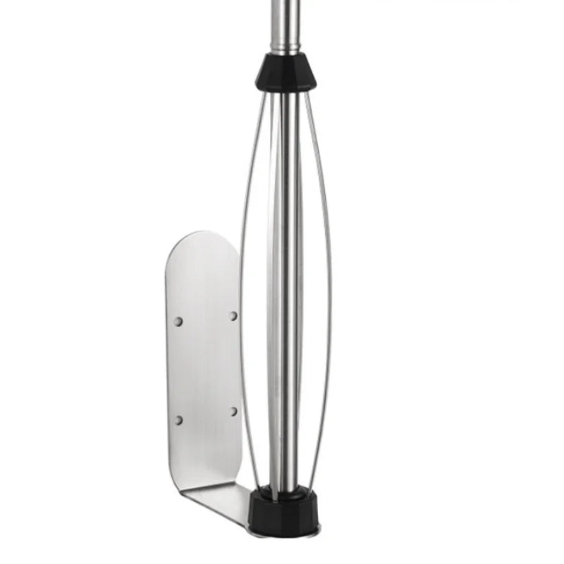 Premium Punch‑Free Stainless Steel Wall Mount Paper Towel Holder, Adhesive No‑Drill Storage Organizer for Bathroom Toilet Tissue