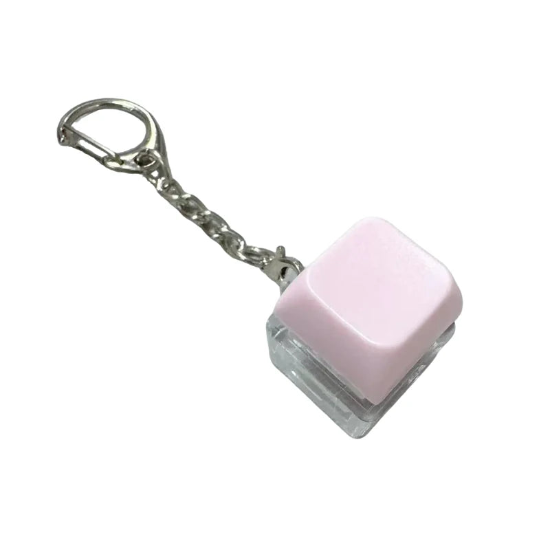 1/4/9Keys Finger Button Mechanical Keyboard Keycaps Keychain Fidget Toys Decompression Stress Relief Keyboard Clicker Kids Toy