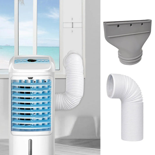 Portable Air Conditioner Exhaust Hose Coupler Air Conditioner Hose Connector Fit 5.1in 5.9in Diameter Pipe Joint for Living Room