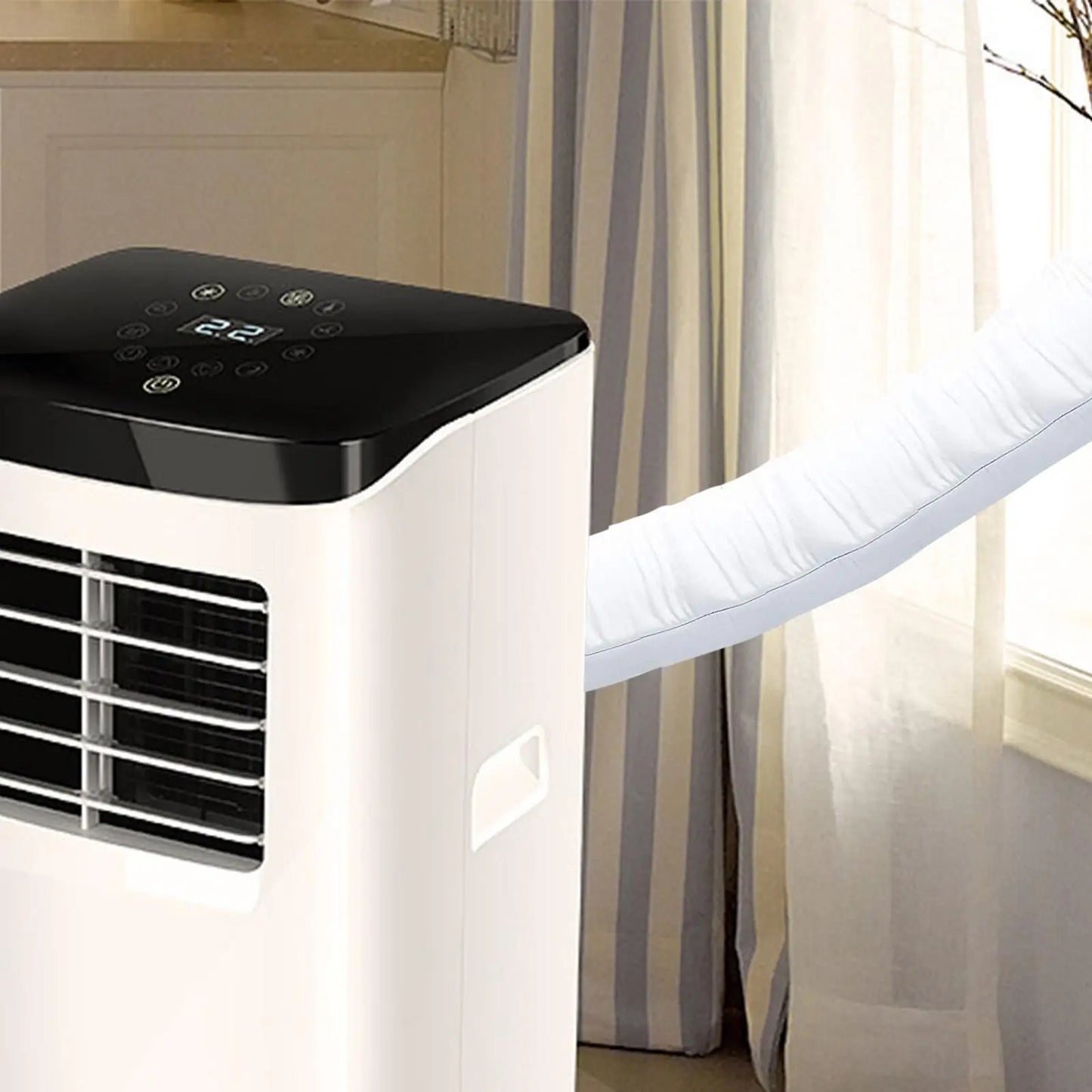 Portable Air Conditioner Hose Cover Wrap Dustproof Heat Insulation AC Hose Sleeve Air Cloth Air Outlet Pipe Tube Hose Cover