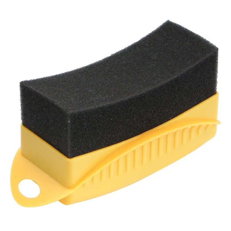 New Waxing Sponge Brush With Cover ABS Washing Cleaning Tire Contour Dressing Applicator Pads Detail Accessories