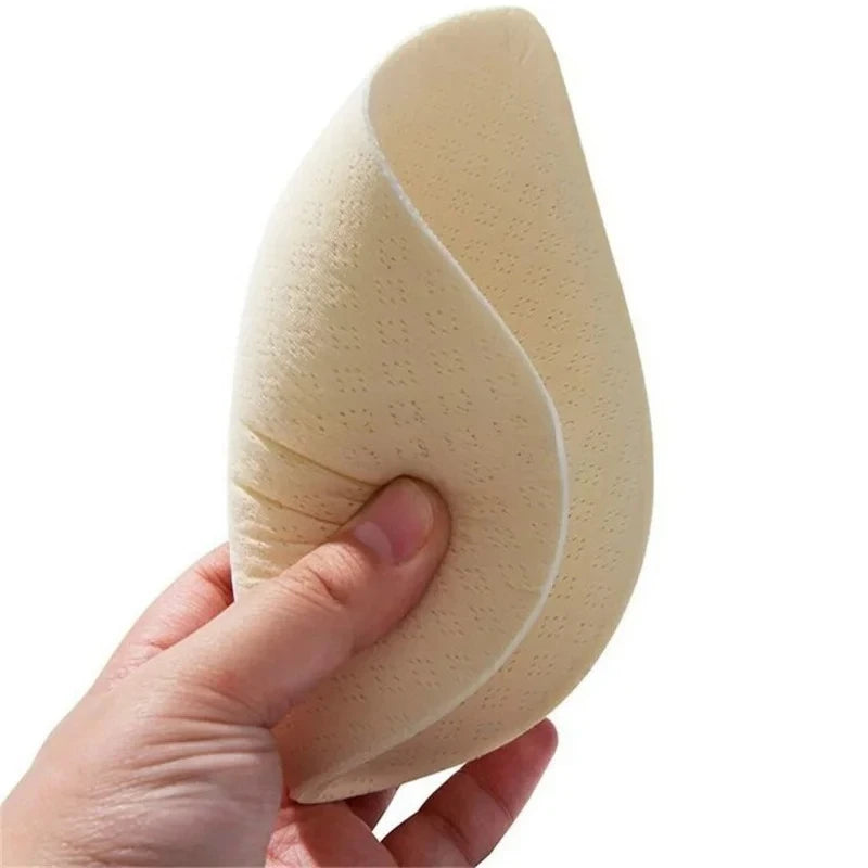 2PCS Thick Latex Bra Pads Push Up Breast Enhancer Removeable Bra Padding Inserts Cups For Swimsuit Bikini Padding