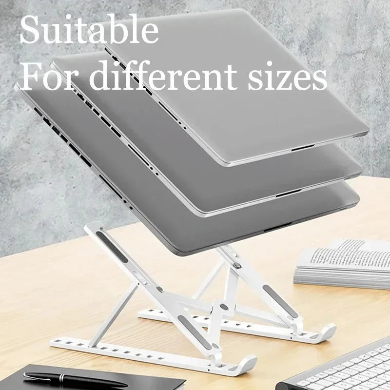 Portable Laptop Stand Adjustable Foldable Holder for MacBook Air Pro iPad Tablet Universal Notebook Computer Cooling Base