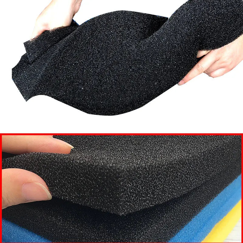 15/25/35/50PPI Bio Sponge Filter Media Pads Cut-to-fit Foam for Aquarium Fish Tanks Koi Ponds Filter Foam Sponges 1/2/3/4/5cm