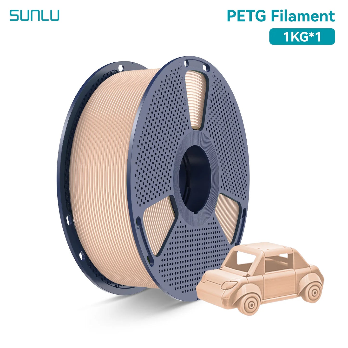 SUNLU PETG 3D Printer Filament 1.75mm High transparency White Color Tolerance+/-0.02mm for DIY gift printing fast shipping