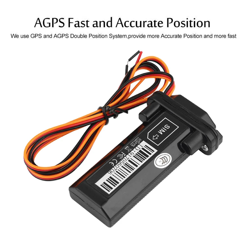 Motorcycle Waterproof GSM GPS Tracker Finder Vibration Overspeed Alarm