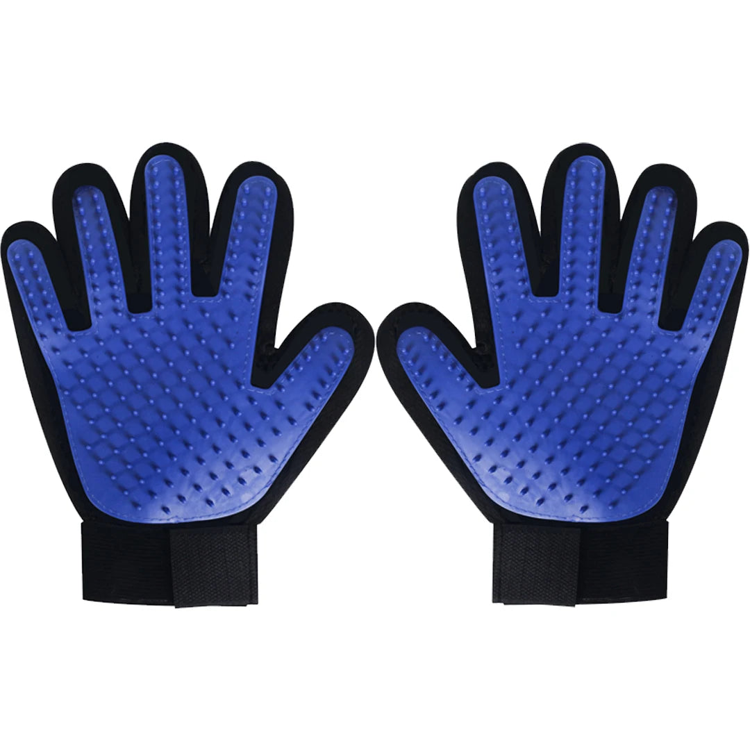 Silicone Pet Grooming Gloves Cats Hair Brush and Comb Gloves to Bathe Dogs Cleaning Hair Removal for Dog Animal Use Supplies