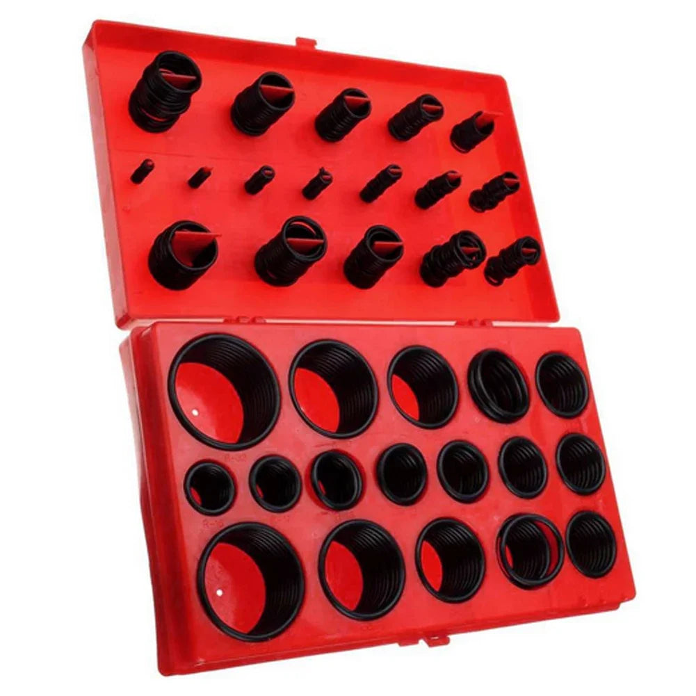 Automotive O Ring Rubber Gasket Washer Kit 382Pcs Rubber Material for Automobiles Oil Seals Accessories Supplies