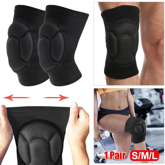 2 Pairs Knee Pads Comfort Professional Work Sports Yoga Dance Gym Leg Protector