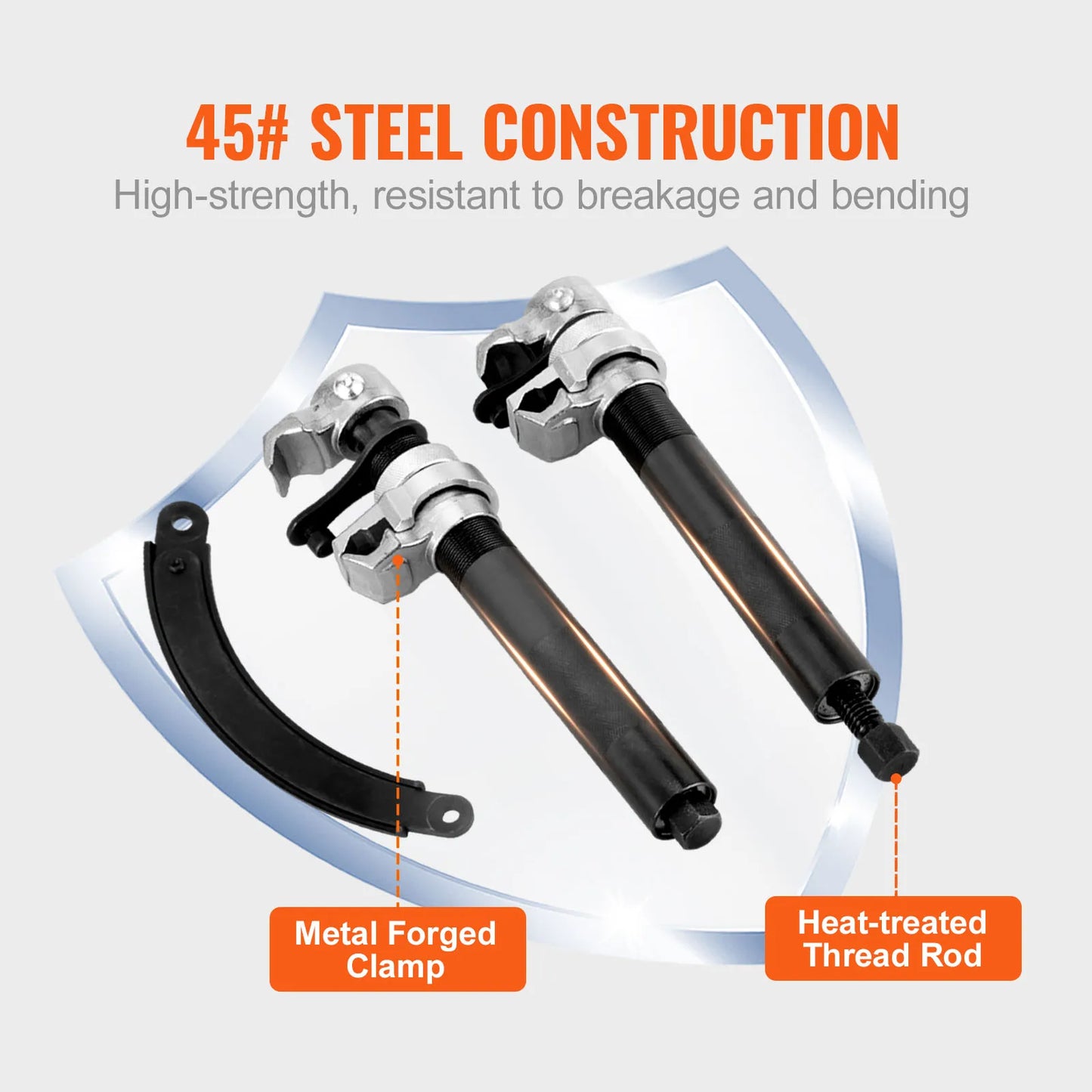 SucceBuy Coil Spring Compressor Tool 2 pcs Heavy Duty  Strut Spring Compressor Set 2646 lbs Strut Spring Compressor for Truck