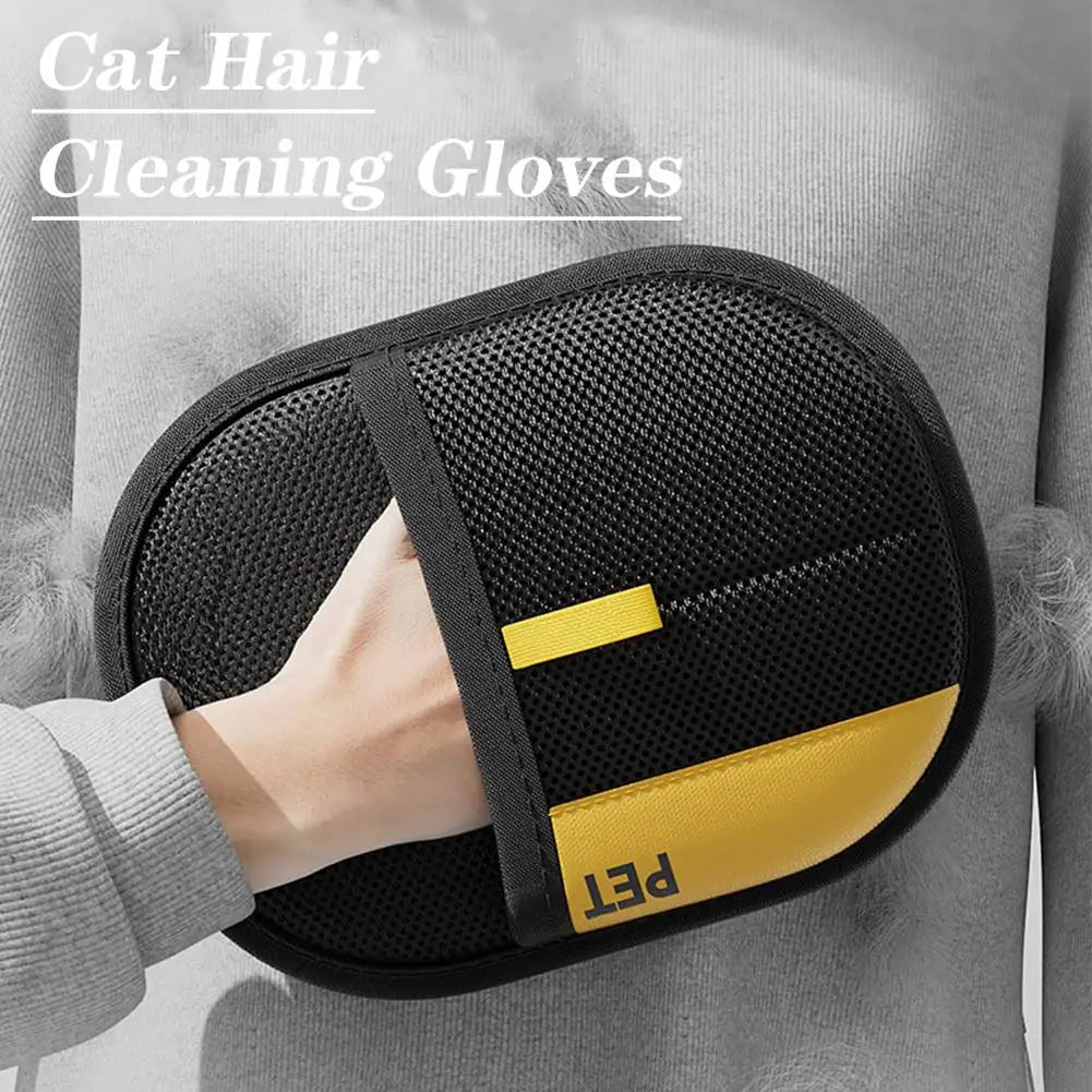 Dog Glove Brush Cat Hair Glove Wool Removal Glove Pet Hair Remover Static Dedusting Brush For Dogs Cats Supplies