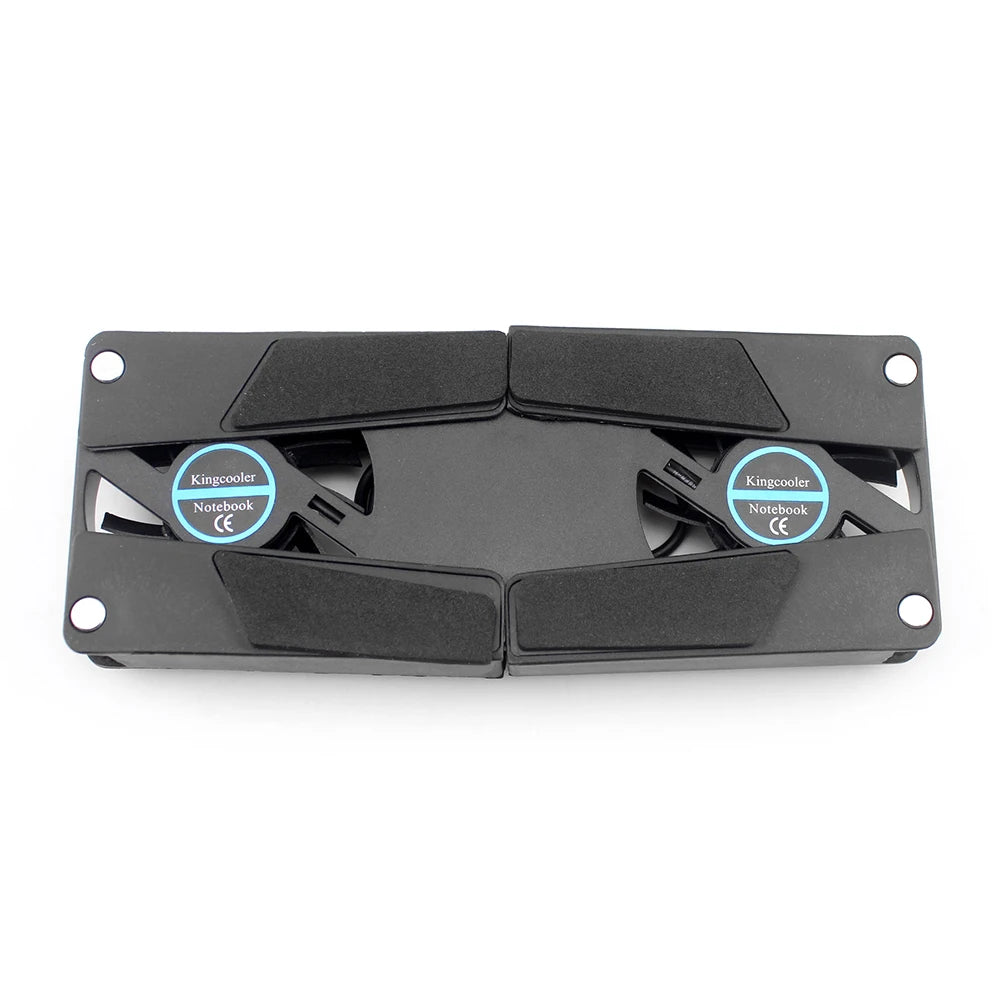 1-5PCS Foldable Cooling Pad Laptop Cooler with 2 Fans Laptop Stand USB Powered for 7-15 inch Notebook PC Display Cooler Holder