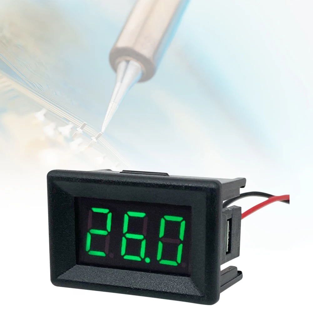 10/20PCS 0.36 Inch DC0-30V 3 Bits Digital LED Display Panel Voltage Meter LED Digital Voltmeter for Car Motor Vehicle Tools