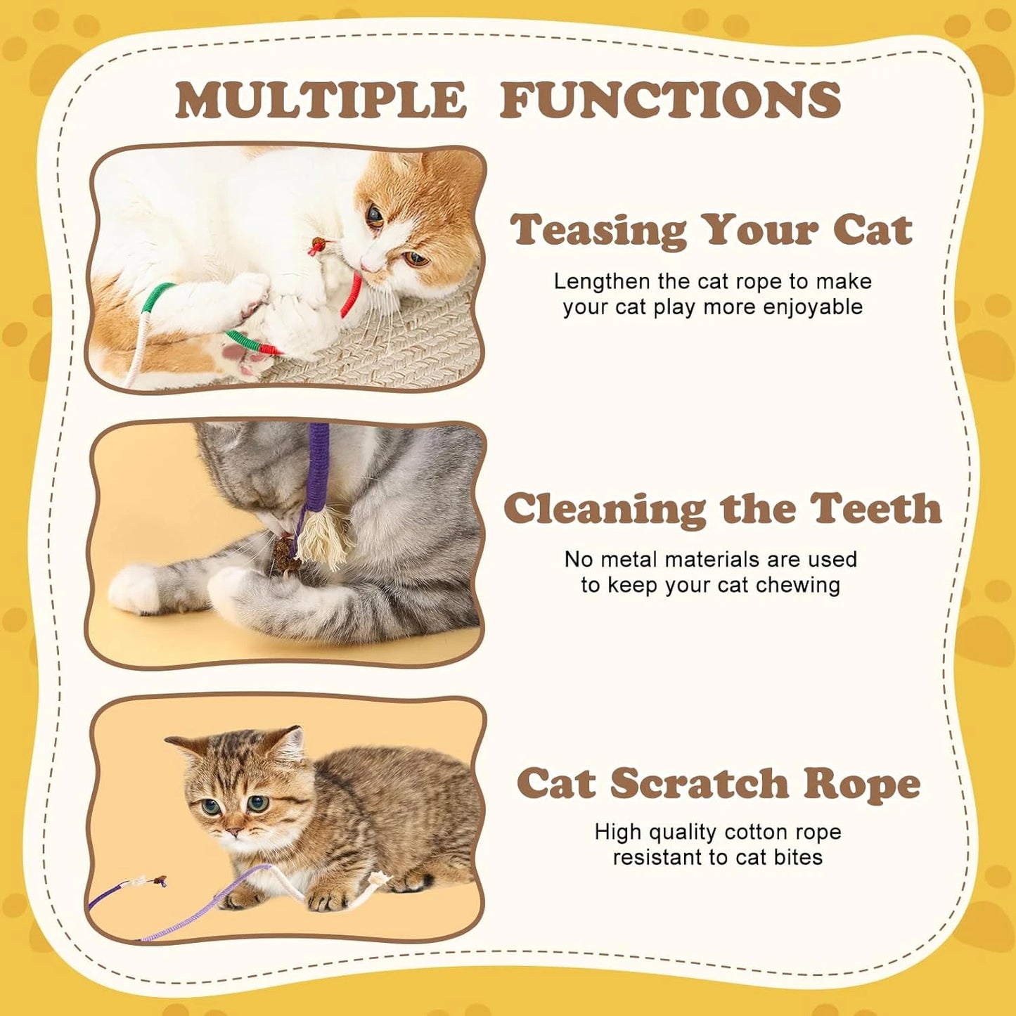 Premium Engaging Cat Toys: High-Quality, Natural Catnip and Silvervine Toys for Active and Health-Conscious Pets - Stimulating P
